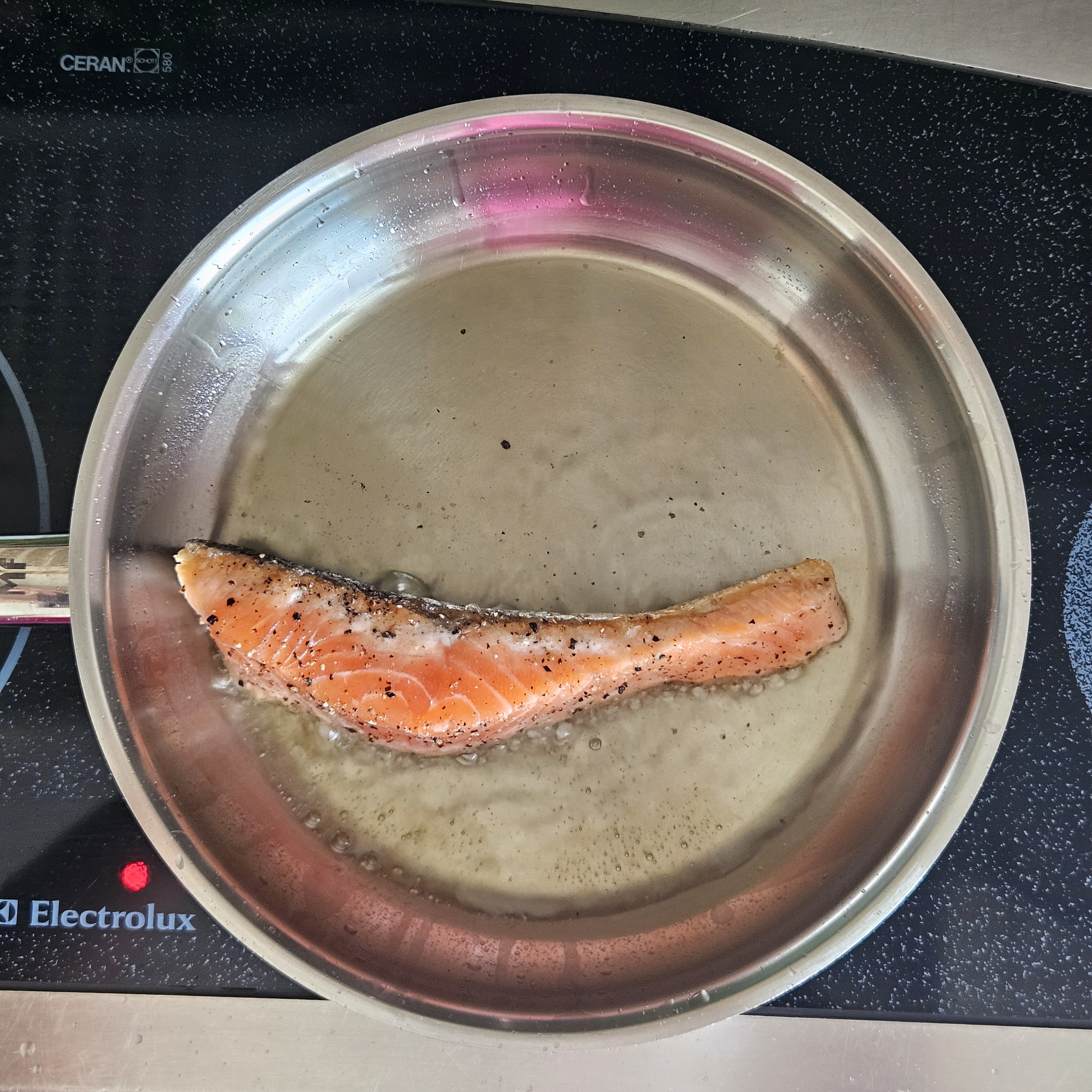 Step 5 of Tasmanian Salmon with Dill Potato Salad and Pickled Cucumber