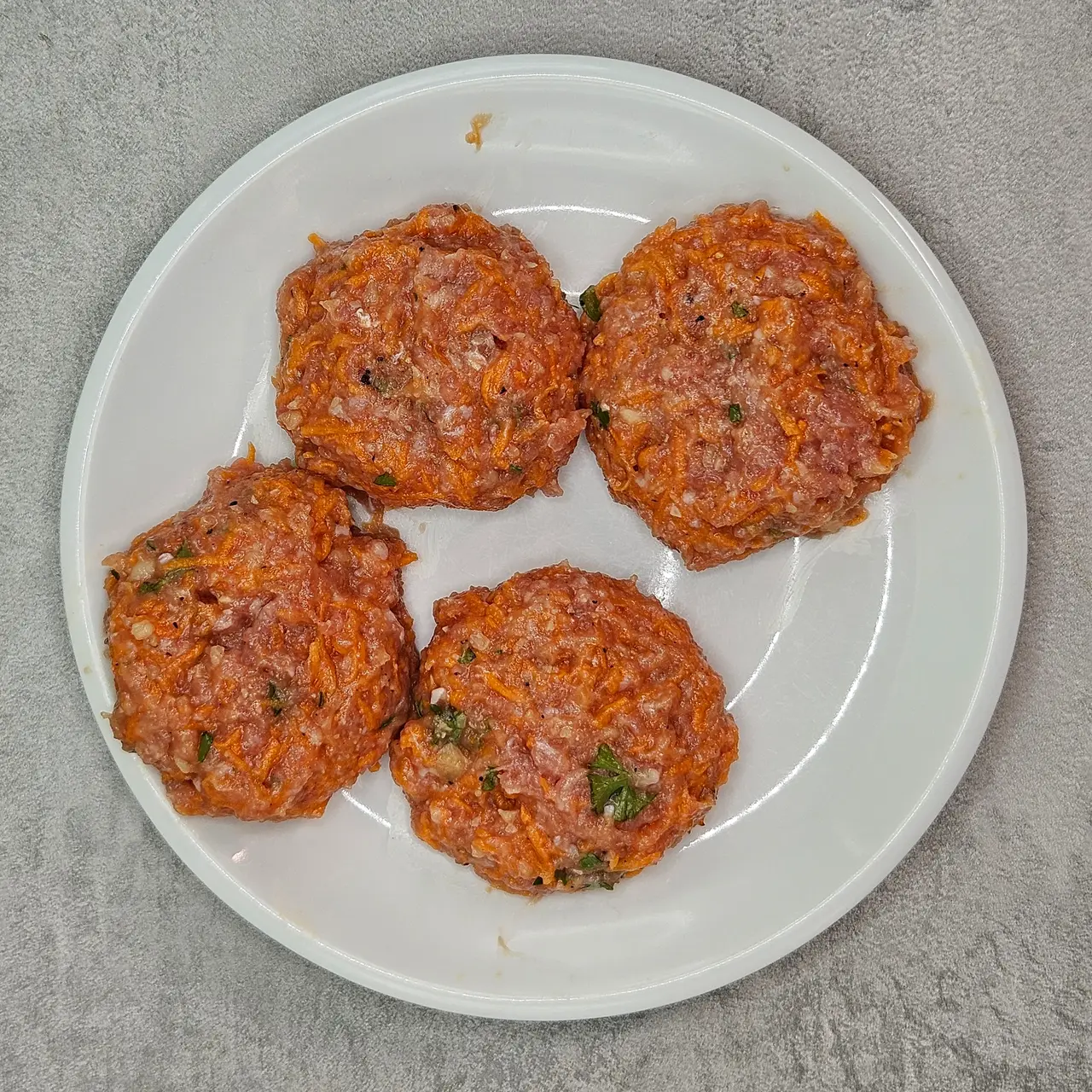 Step 2 of Chicken and Macadamia Rissoles with Tomato Onion Relish