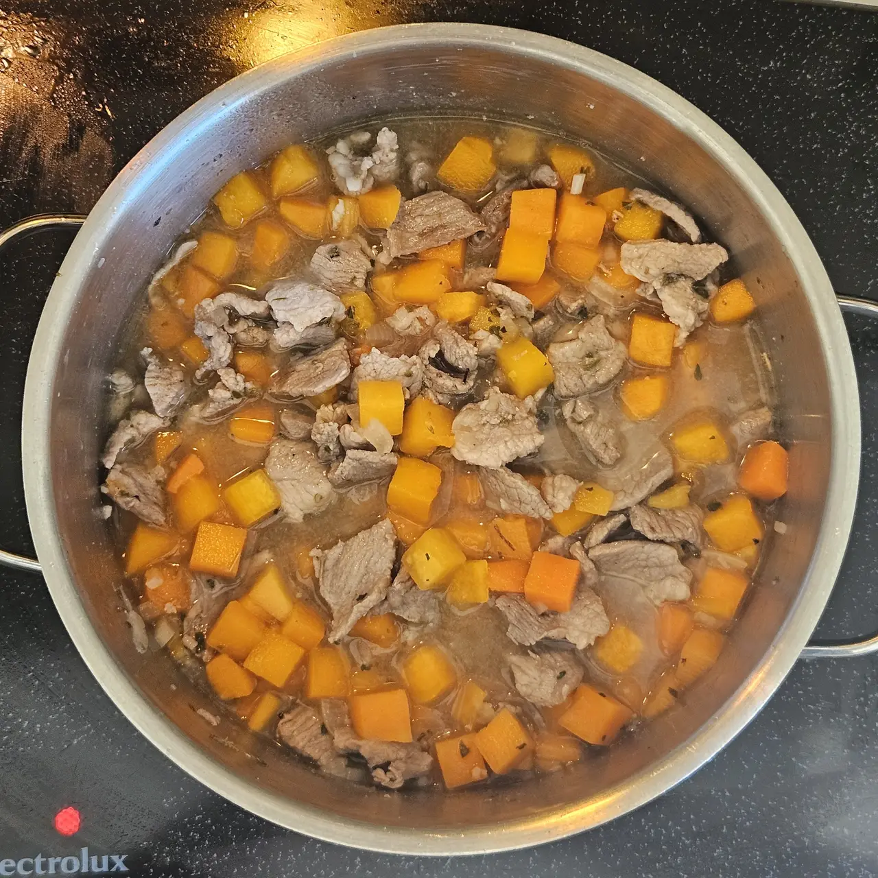 Step 4 of Pork and Pumpkin Ajiaco Style Stew