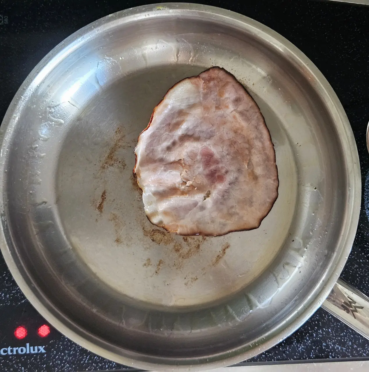 Step 4 of Czech Sousedka Potato Pancake with Smoked Ham and Sauerkraut