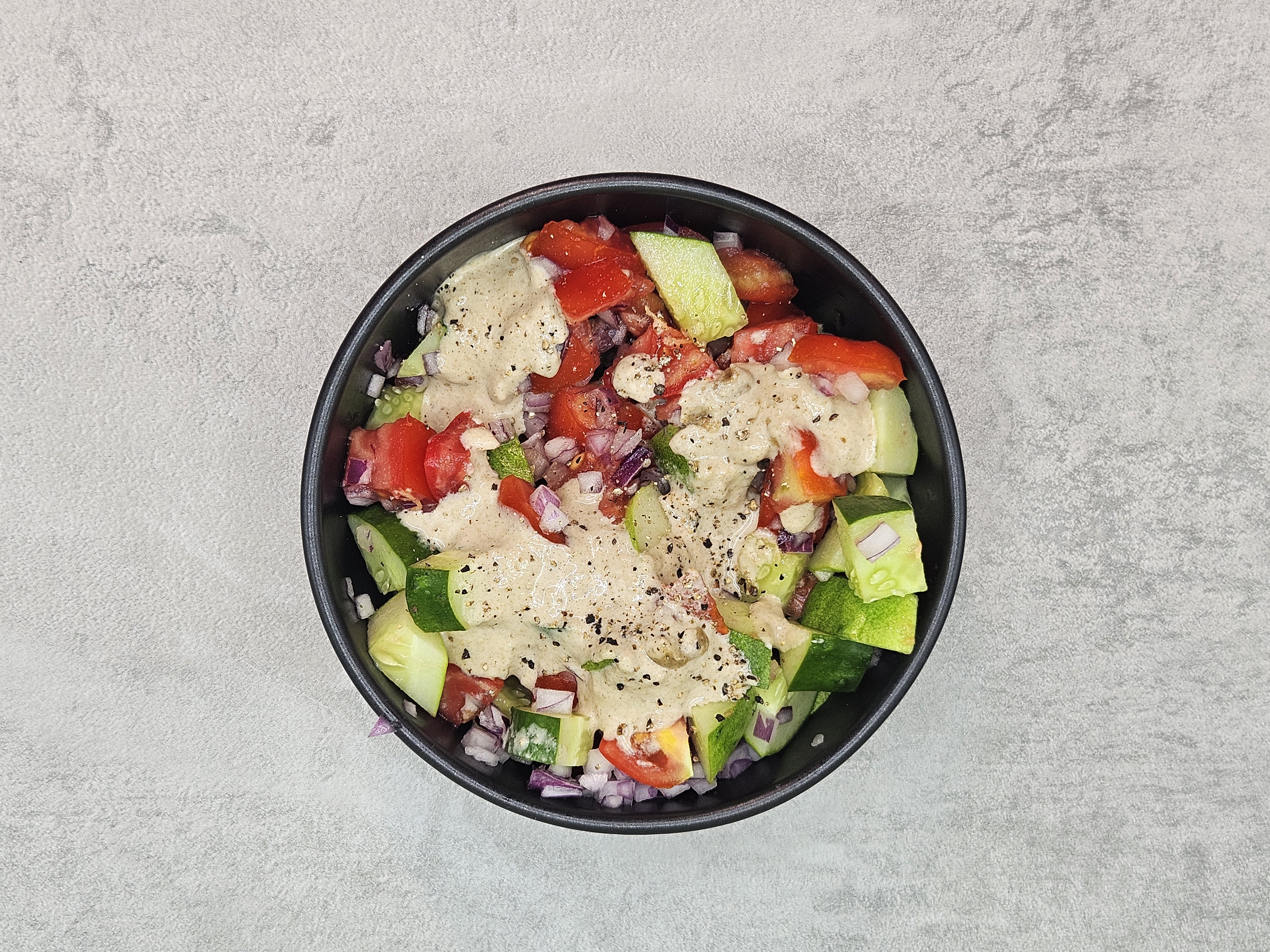 Step 6 of Air-Fried Turkey Tawook with Tahini Salad