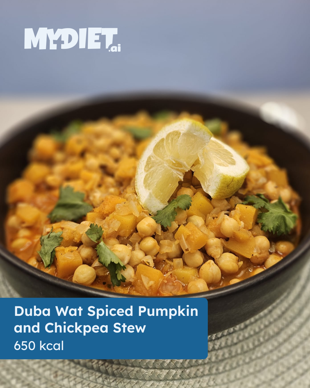 Duba Wat Spiced Pumpkin and Chickpea Stew