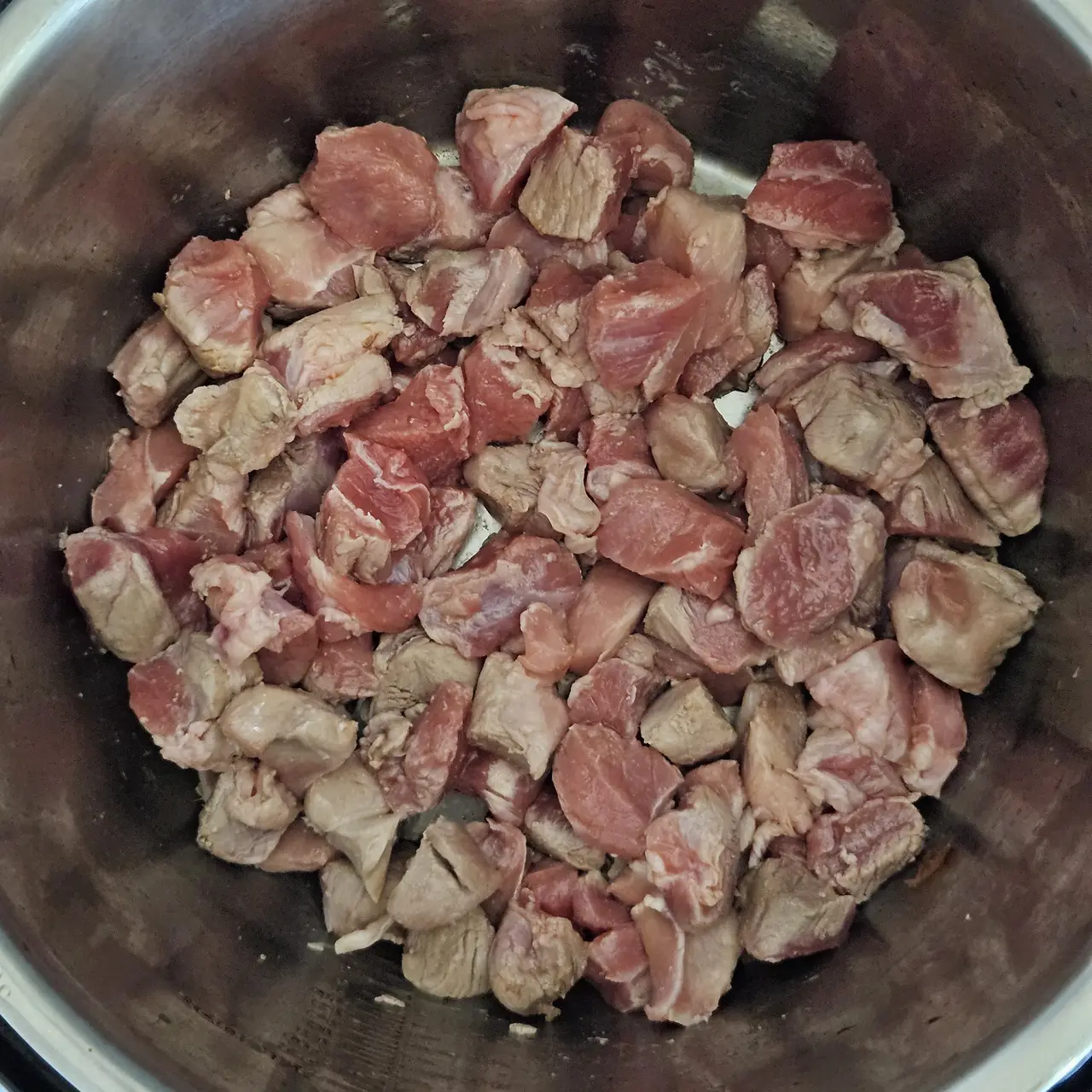 Step 3 of Traditional Hungarian Pork Stew with Noodles