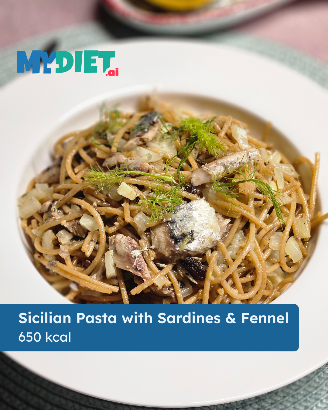 Sicilian Pasta with Sardines and Fennel