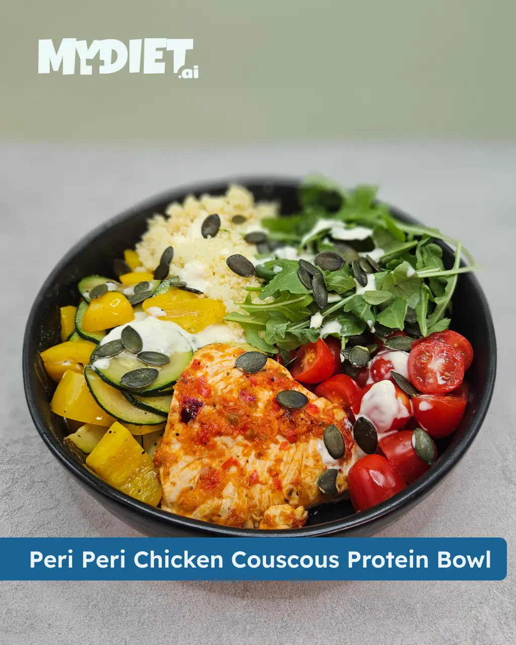 Peri Peri Chicken Couscous Protein Bowl