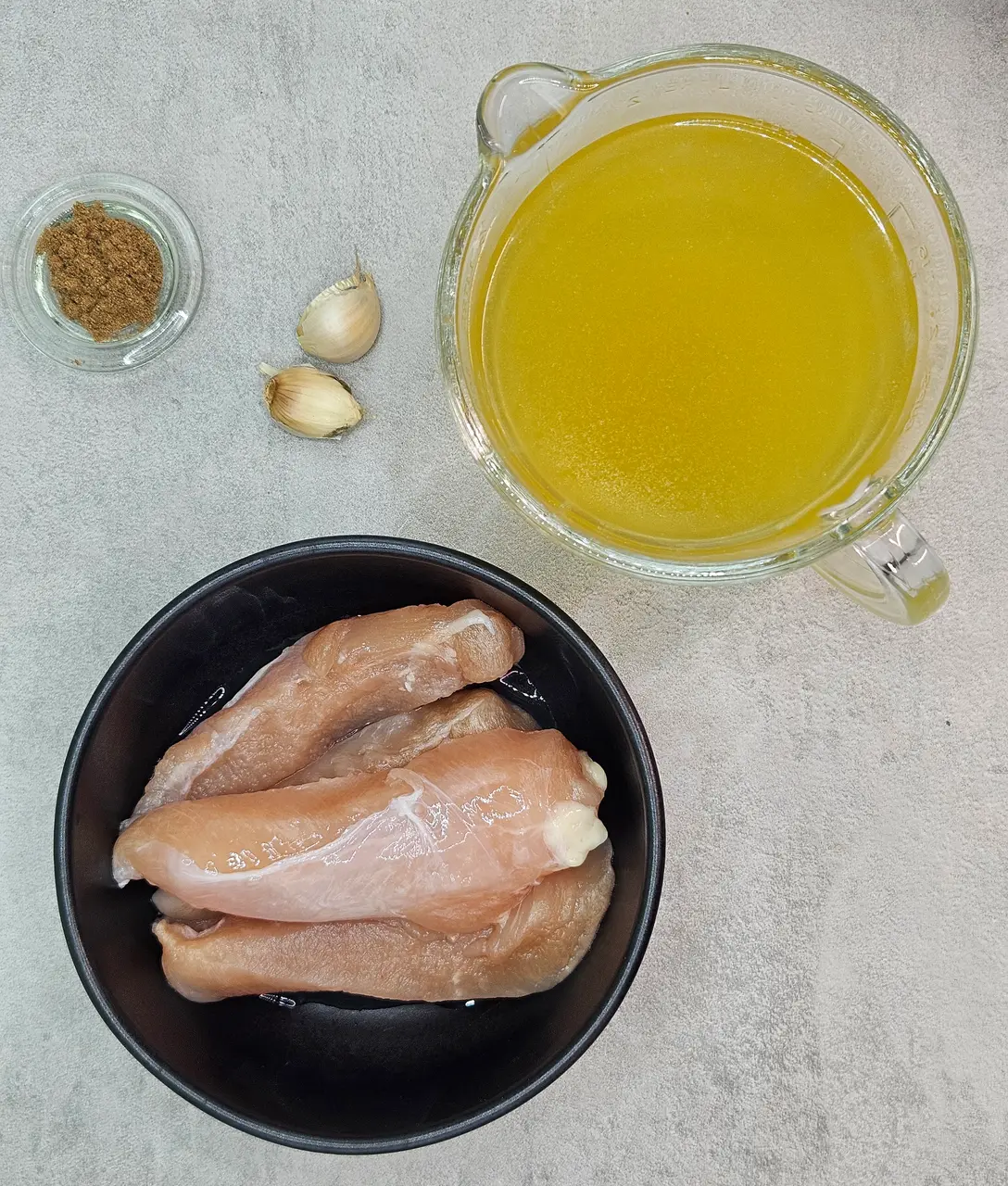 Step 1 of Chicken Inchicapi with Corn and Peanuts