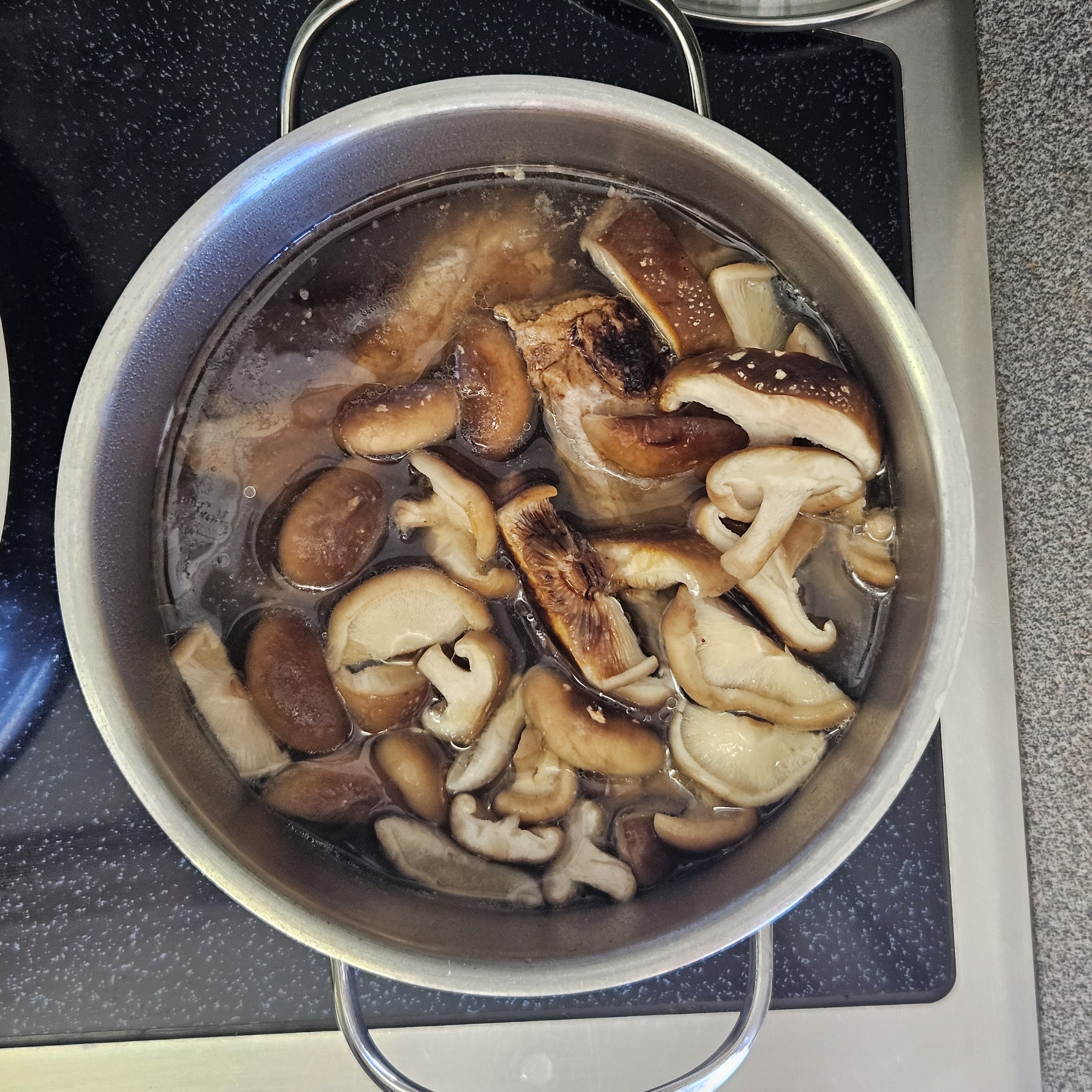 Step 3 of Bak Kut Teh Pepper Garlic Pork Ribs Soup with Rice