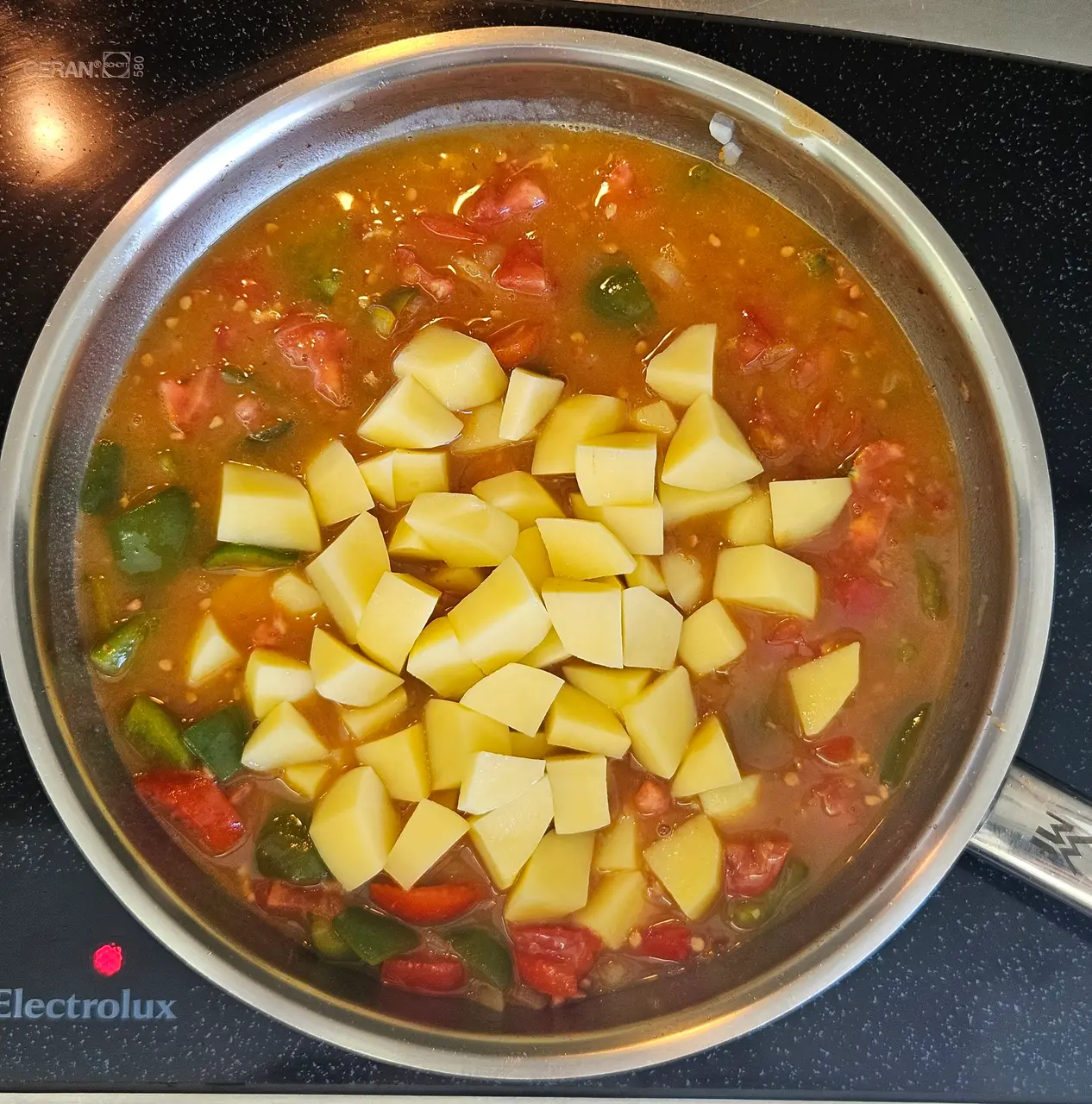 Step 4 of Basque Tuna Marmitako