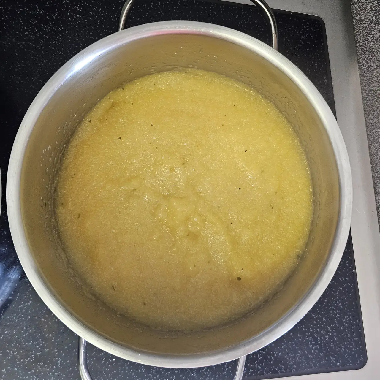 Step 5 of Ticino Pork and Red Pepper Braise with Soft Polenta