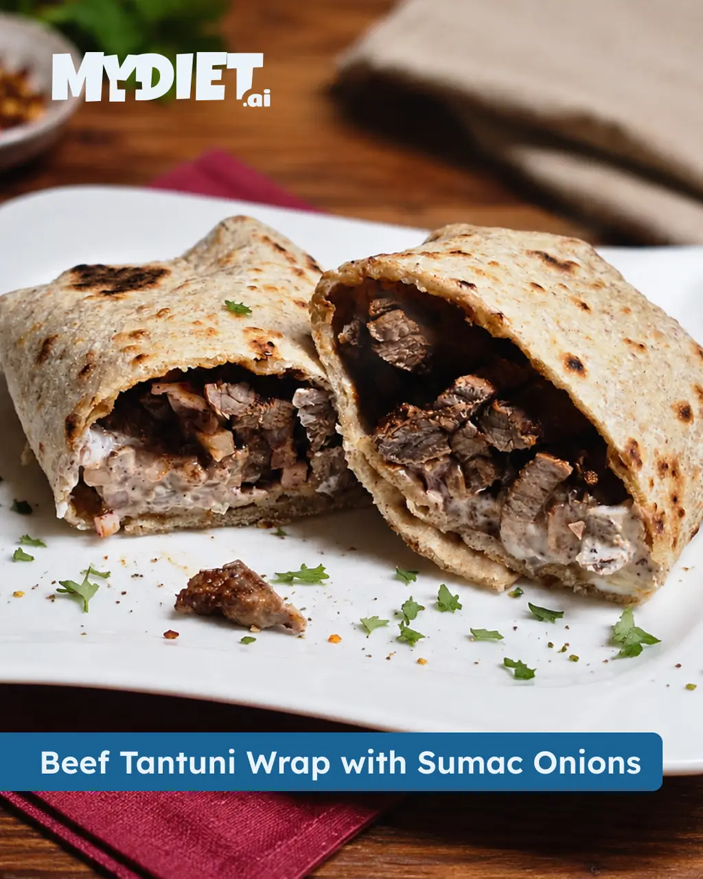 Beef Tantuni Wrap with Sumac Onions