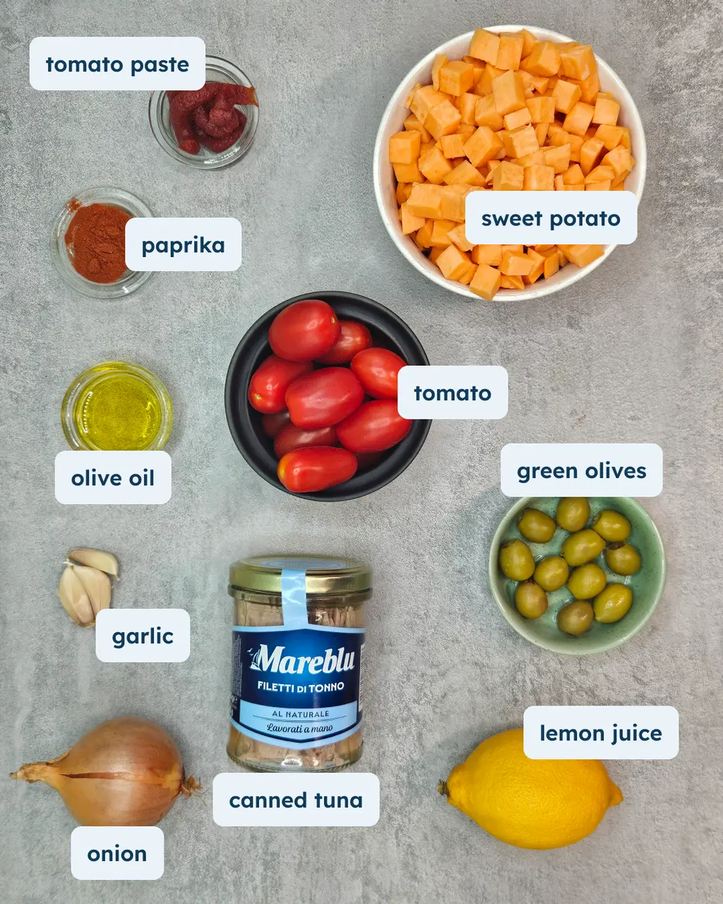 Cape Verdean Tuna and Sweet Potato Stew, alternate view